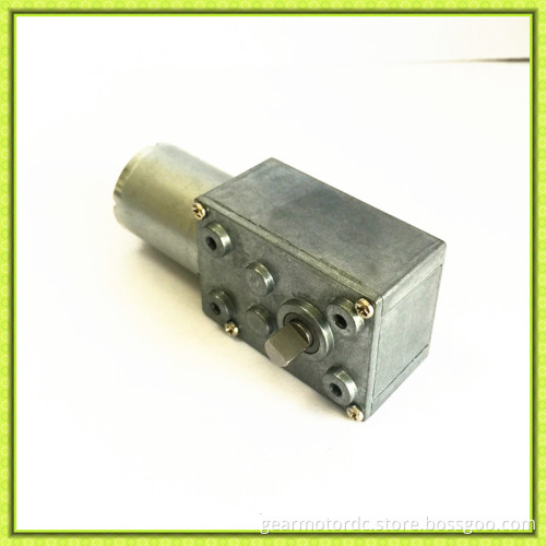 Long life low speed quiet reversible high torque 12 volt worm gear motor